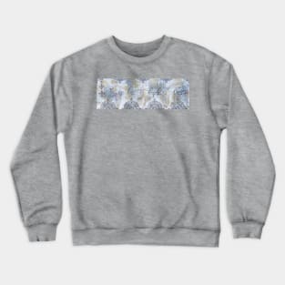 Gold And Grey Sentiment B Crewneck Sweatshirt